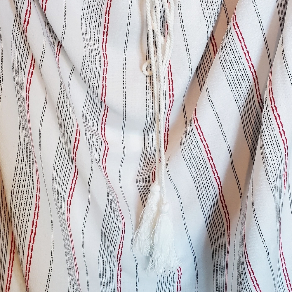STRIPED OFF SHOULDER TUNIC - Picture 7 of 9